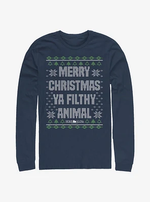 Home Alone Merry Christmas Ya Filthy Animal Ugly Holiday Long-Sleeve T-Shirt