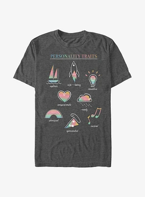 Disney Pixar Soul Personality Traits T-Shirt