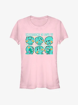 Disney Pixar Soul Expressions Of Soul 22 Girls T-Shirt