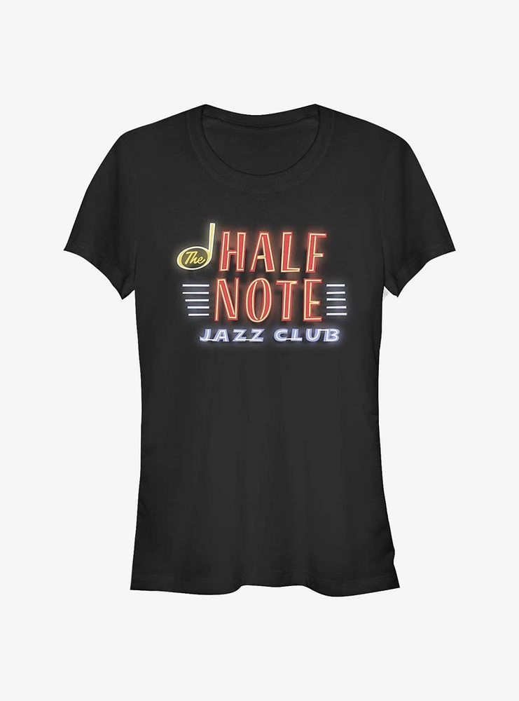 Disney Pixar Soul Half Note Neon Sign Girls T-Shirt