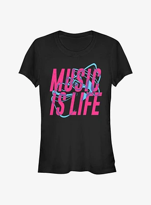 Disney Pixar Soul Music Is Life Girls T-Shirt