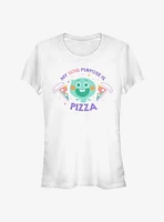 Disney Pixar Soul Pizza Purpose Girls T-Shirt