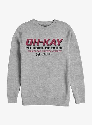 Home Alone Oh-Kay Plumbing Crew Sweatshirt