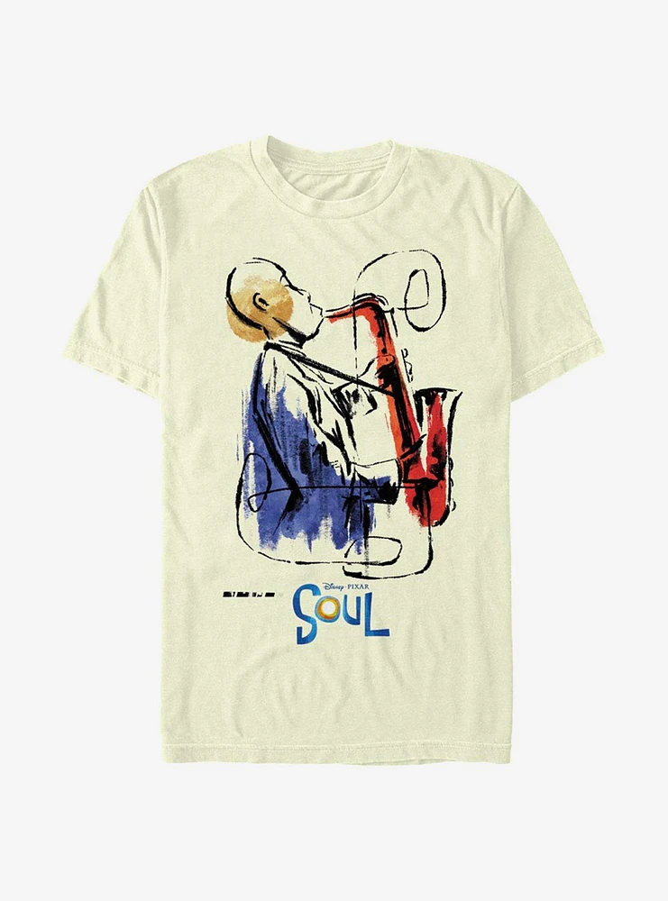 Disney Pixar Soul Sax Painting T-Shirt