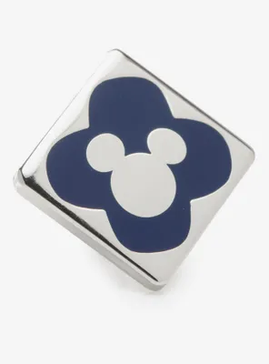 Disney Mickey Mouse Silhouette Blue Lapel Pin