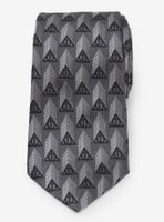 Harry Potter Deathly Hallows Gray Silk Tie