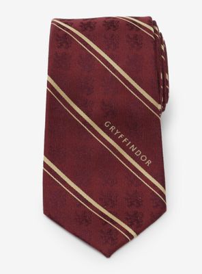 Harry Potter Gryffindor Maroon Silk Tie
