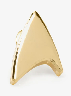 Star Trek Gold Delta Shield Lapel Pin