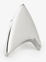 Star Trek Silver Delta Shield Lapel Pin
