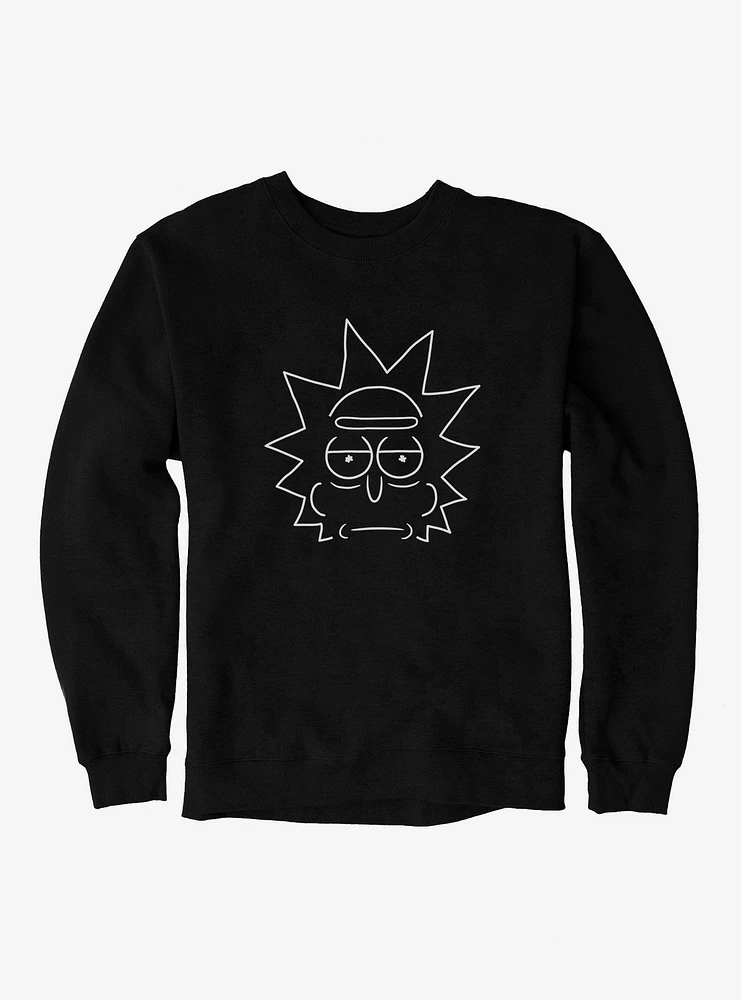 Rick And Morty Outlined Sweatshirt