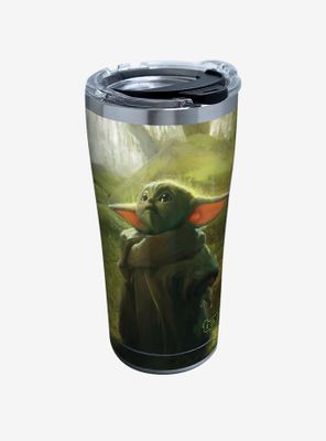 Star Wars The Mandalorian Child Gazing 20oz Stainless Steel Tumbler With Lid