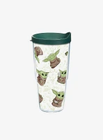 Star Wars The Mandalorian Child Playing 24oz Classic Tumbler With Lid