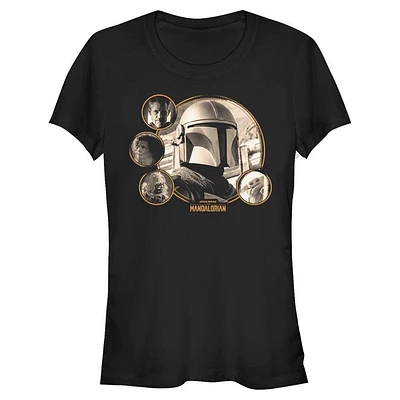 Star Wars The Mandalorian Character Photos Girls T-Shirt