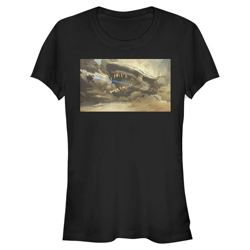 Star Wars The Mandalorian Krayt Dragon Girls T-Shirt