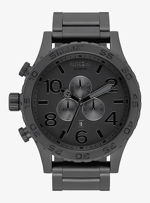 Nixon 51-30 Chrono All Matte Black Black Watch