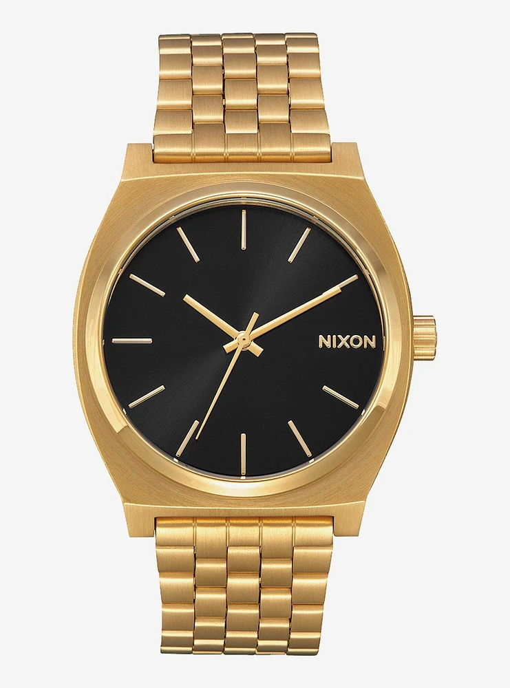 Nixon Time Teller All Gold Black Sunray Watch