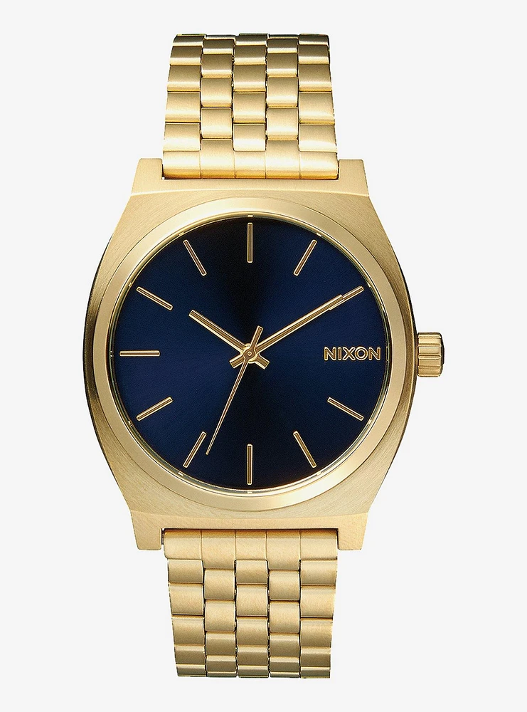 Nixon Time Teller All Light Gold Cobalt Watch