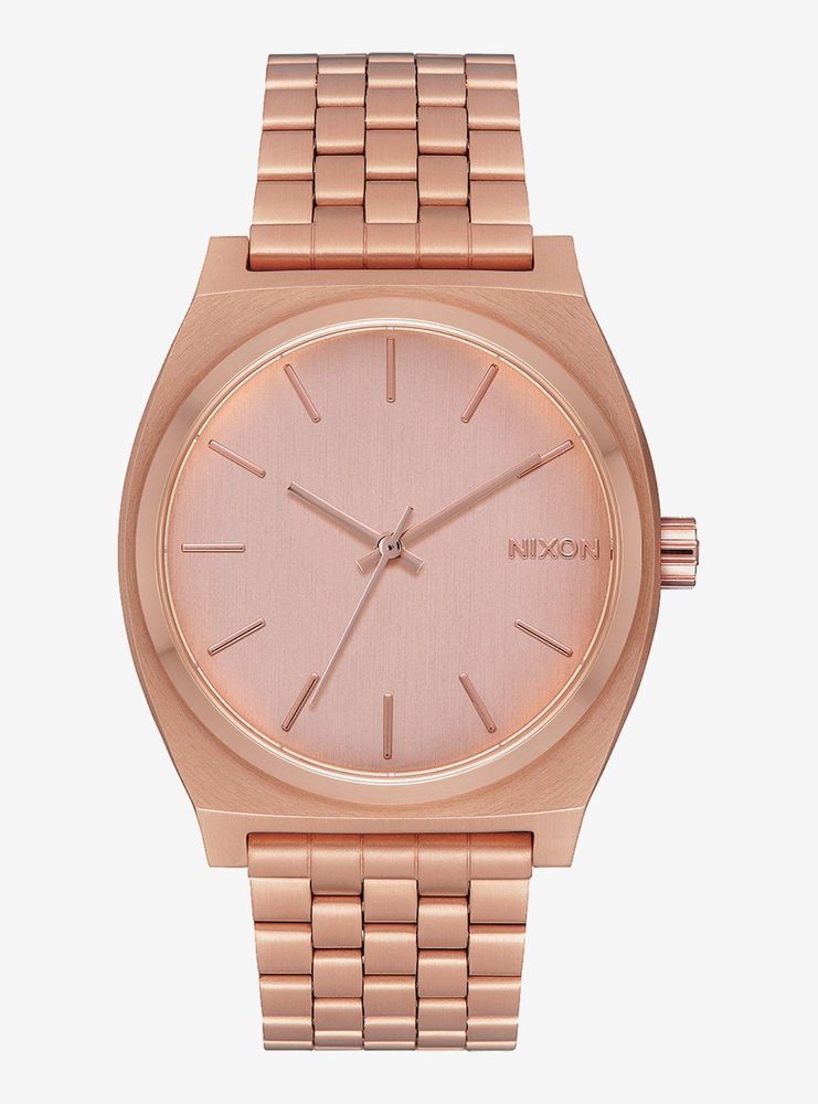 Nixon Time Teller All Rose Gold Watch