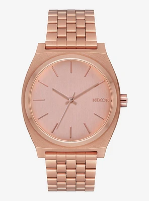 Nixon Time Teller All Rose Gold Watch