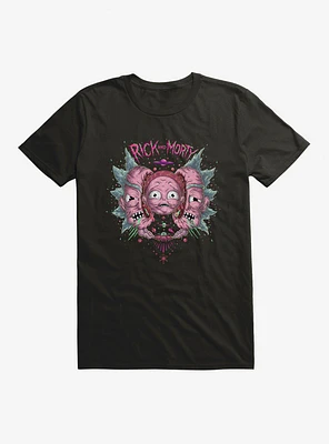 Rick And Morty Psychedelic Split Head T-Shirt