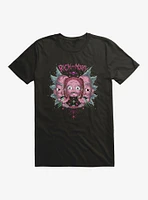 Rick And Morty Psychedelic Split Head T-Shirt