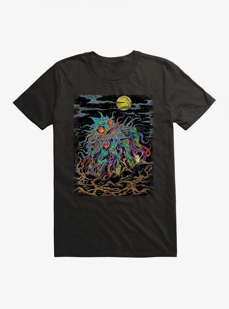 Rick And Morty Monster Attack T-Shirt