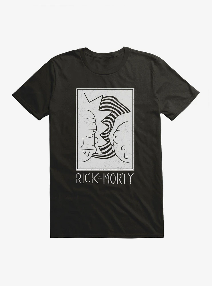 Rick And Morty Portal Portrait T-Shirt