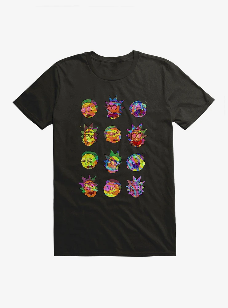 Rick And Morty Psychedelic Expression T-Shirt