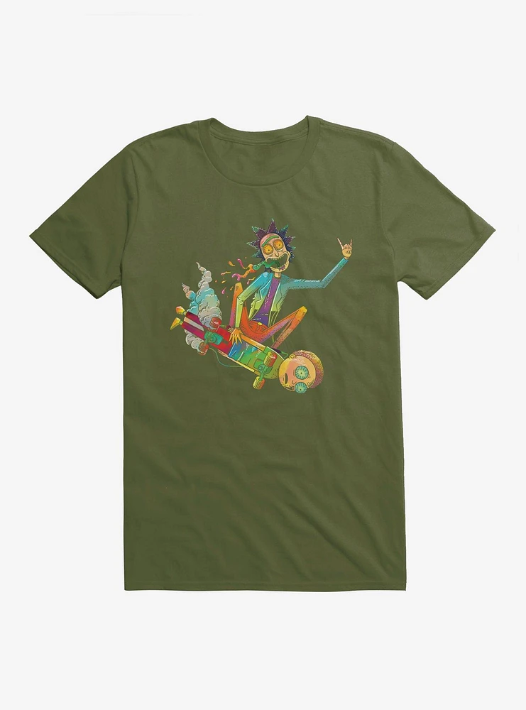 Rick And Morty Skateboard T-Shirt
