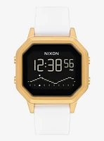 Nixon Siren Ss Gold White Watch