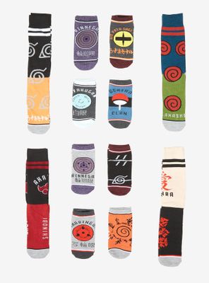 Naruto Shippuden 12 Days Of Socks Gift Set