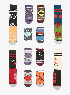 Naruto Shippuden 12 Days Of Socks Gift Set