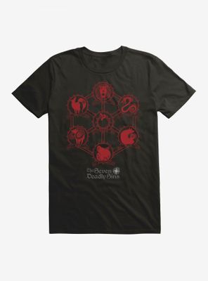 The Seven Deadly Sins Icons T-Shirt