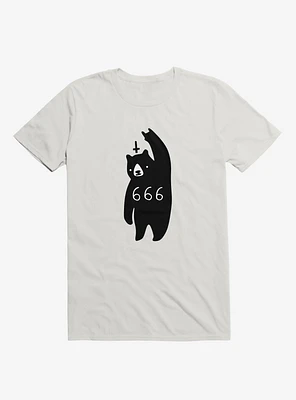 Black Bear White T-Shirt