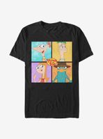 Disney Phineas And Ferb Character Box Up T-Shirt