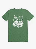 Cat Got Your Soul? Skulls Kelly Green T-Shirt