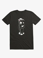 Death Is A Cat Person Black T-Shirt
