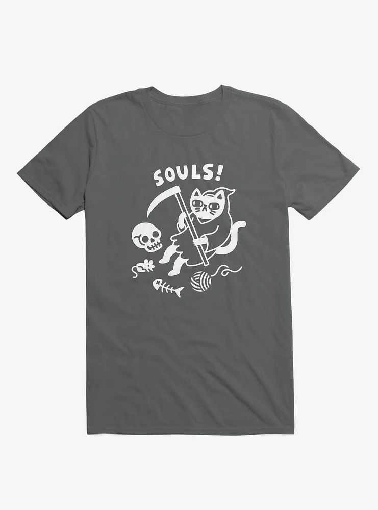 Death Cat Asphalt Grey T-Shirt