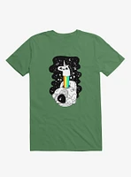 See You Space! Unicorn Astronaut Kelly Green T-Shirt