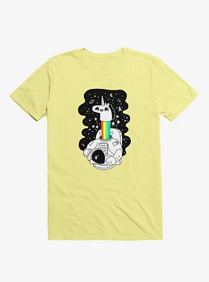 See You Space! Unicorn Astronaut Yellow T-Shirt