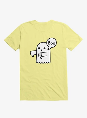 Ghost Of Disapproval Yellow T-Shirt