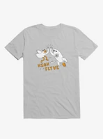 High Flyve Rocket And Bird Silver T-Shirt