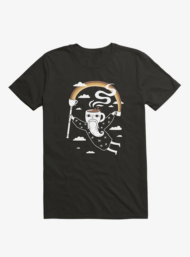 Joe The Coffee Wizard Black T-Shirt