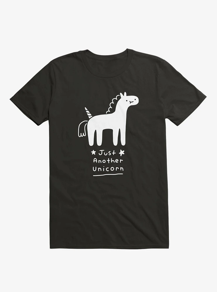 Just Another Unicorn Black T-Shirt