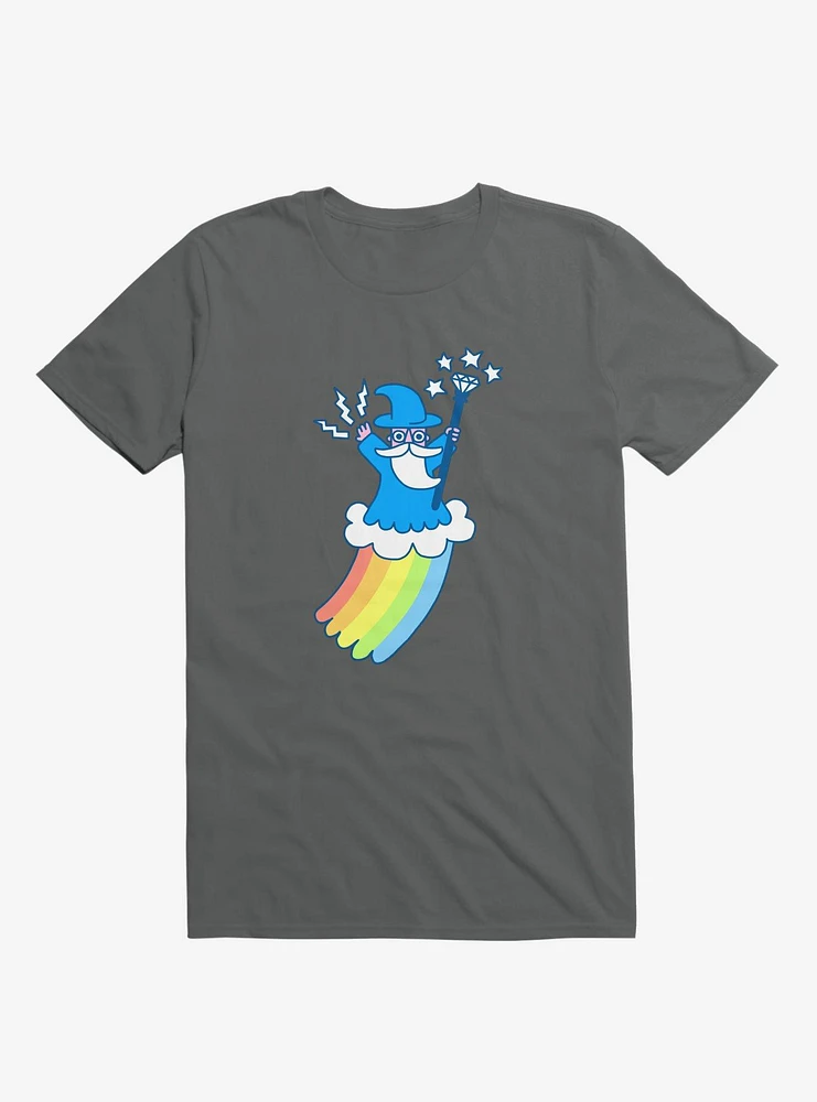 Rainbow Wizard Asphalt Grey T-Shirt