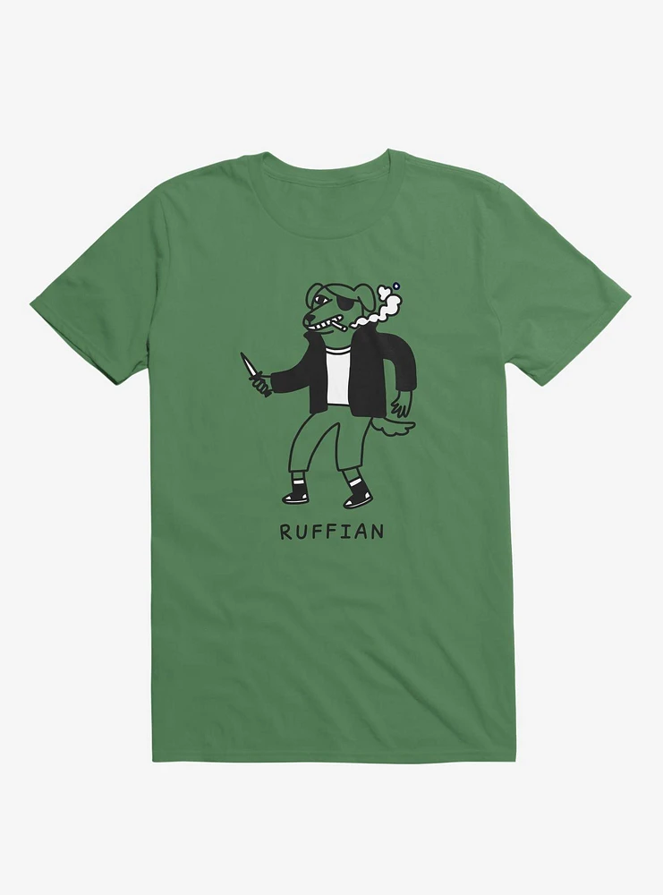Ruffian Dog Kelly Green T-Shirt