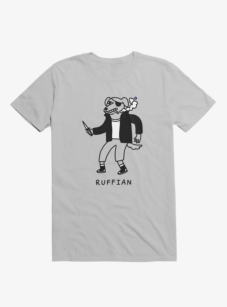 Ruffian Dog Silver T-Shirt