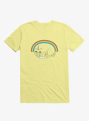 Unicat Unicorn Cat Yellow T-Shirt