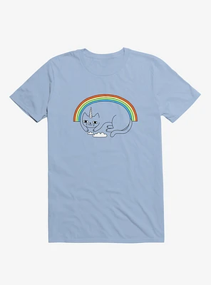 Unicat Unicorn Cat Light Blue T-Shirt