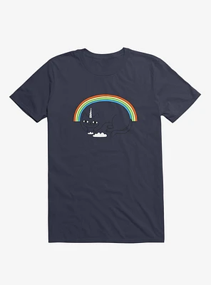 Unicat Unicorn Cat Navy Blue T-Shirt